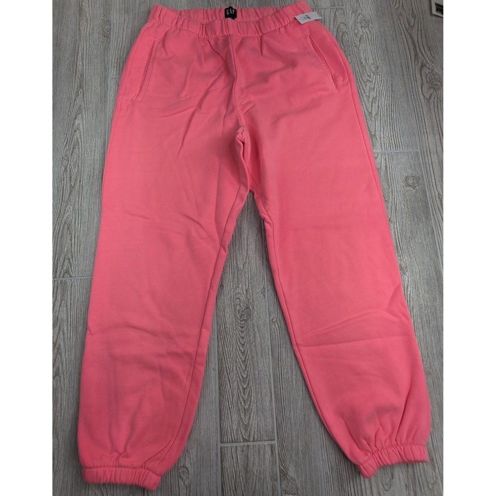 GAP High Rise VintageSoft Relaxed Jogger Pants in Sassy Pink Womens Large  NWT‎